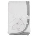 MOMS ON CALL Baby Swaddle 0-3 Months Newborn, Essential Swaddle Blanket | 48X48 | Cotton (Modern White)